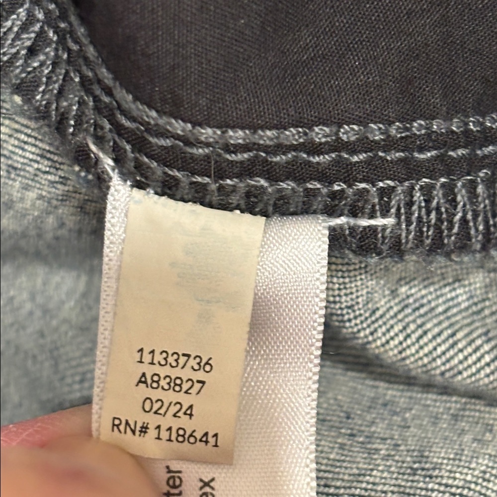 Lane Bryant Deep Blue Straight Leg Jeans Sz 16 Five pocket Zip Fly Comfy Stretch - Picture 7 of 7